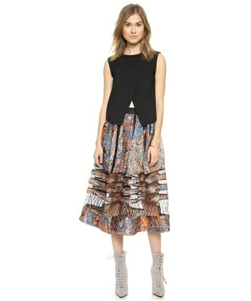 ★ Zimmermann ★ スカート ZIMMERMANN(ジマーマン)の「Zimmermann Riot Suspend Skirt