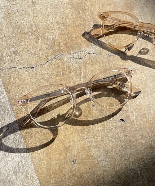 DouDou（ドゥドゥ）の「メガネ（メガネ・レディース・ブラック/ベージュ/ピンク・F）」の2枚目の写真