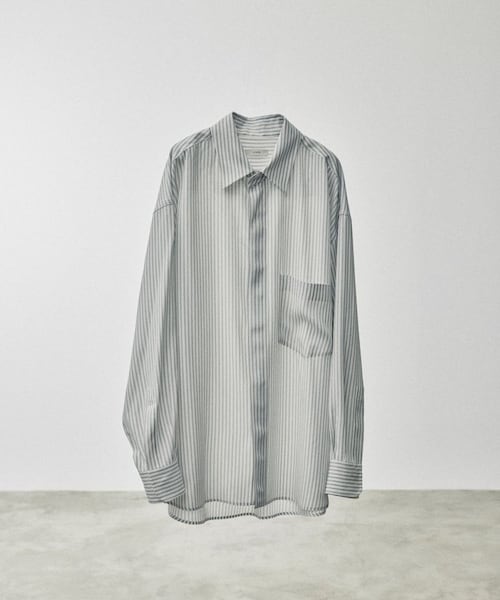 LIDNM（リドム）の「VISCOSE STRIPE SHIRT（シャツ/ブラウス・メンズ・ホワイト・M/L）」の11枚目の写真