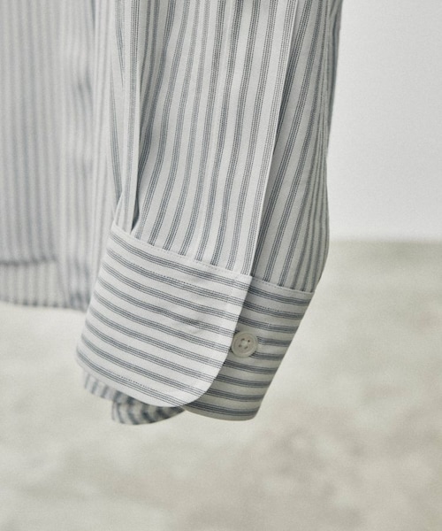LIDNM（リドム）の「VISCOSE STRIPE SHIRT（シャツ/ブラウス・メンズ・ホワイト・M/L）」の14枚目の写真