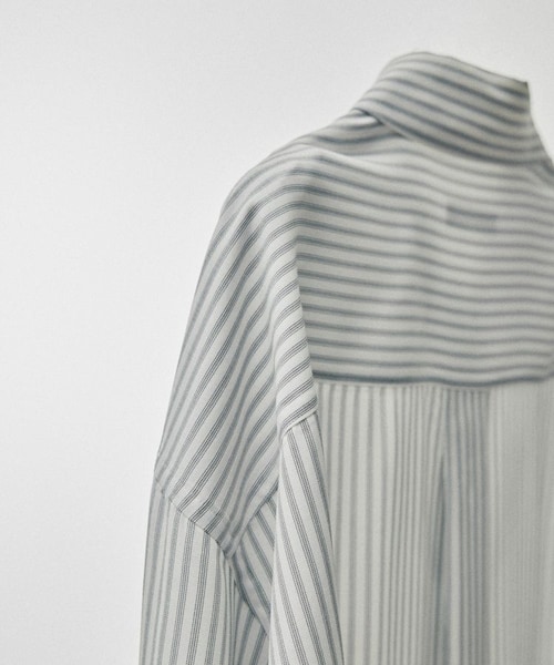 LIDNM（リドム）の「VISCOSE STRIPE SHIRT（シャツ/ブラウス・メンズ・ホワイト・M/L）」の15枚目の写真
