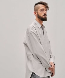 LIDNM | SUPIMA BACK SATIN SHIRT(シャツ/ブラウス)