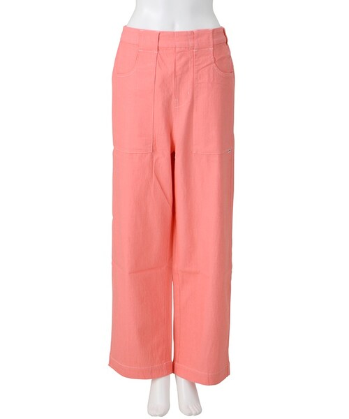 Ne-net（ネネット）の「PD (P)カラーデニム / パンツ（パンツ・レディース・green/blue/pink・01/02）」の3枚目の写真