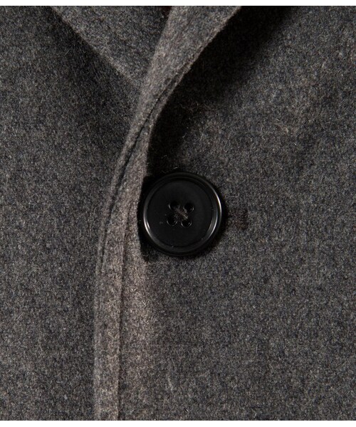 JUNRED（ジュンレッド）の「【先行予約】メルトンチェスターコート（ジャケット/アウター・メンズ・グレー/キャメル/ネイビー・0/1/2/3）」の13枚目の写真