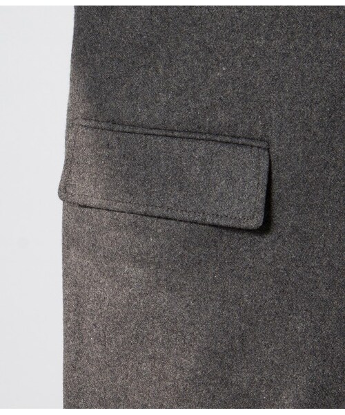 JUNRED（ジュンレッド）の「【先行予約】メルトンチェスターコート（ジャケット/アウター・メンズ・グレー/キャメル/ネイビー・0/1/2/3）」の10枚目の写真