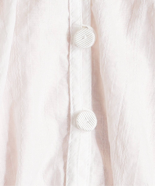 IENA（イエナ）の「《予約》IENA LA BOUCLE コットンドビー フリルブラウス◆（その他・ホワイト/フリー）」の12枚目の写真