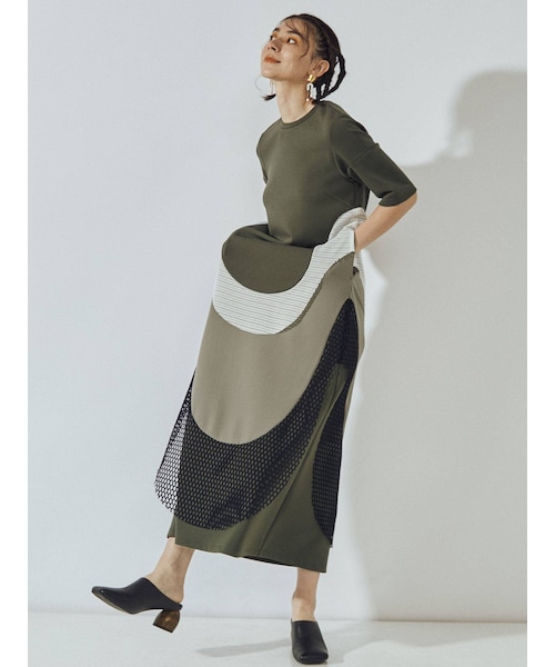UN3D.（アンスリード）の「MESH DESIGN OP（ワンピース）」 - WEAR