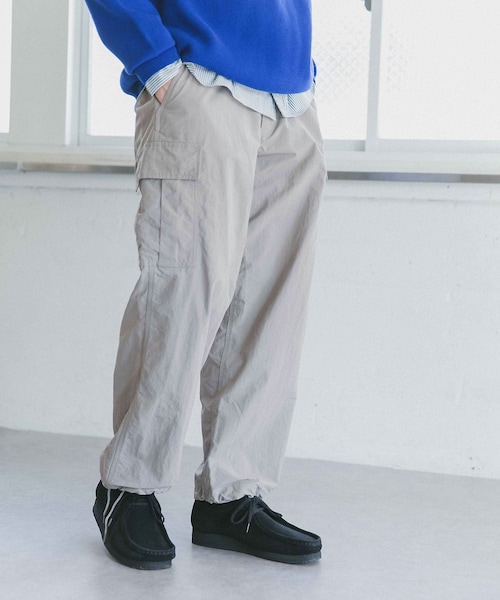 URBAN RESEARCH DOORS（アーバンリサーチドアーズ）の「抗撕裂軍裝風長褲（その他・メンズ・灰色/深藏青色・38/40）」の2枚目の写真