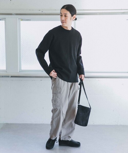 URBAN RESEARCH DOORS（アーバンリサーチドアーズ）の「抗撕裂軍裝風長褲（その他・メンズ・灰色/深藏青色・38/40）」の11枚目の写真