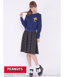 TITTY&CO. | チェックミディスカート(スカート)