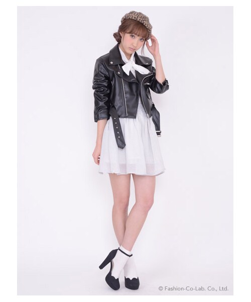 TITTY&CO.（ティティーアンドコー）の「スカラップパンプス（シューズ・レディース・ブラック/ブルー/ピンク・S/M/L）」の10枚目の写真