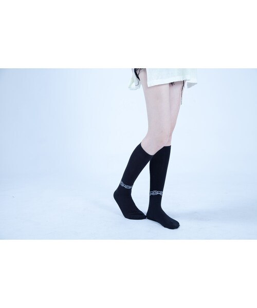 Slightly Numb（スライトリーナム）の「NU CHAIN SOCKS-S（アクセサリー・Black・Free）」の3枚目の写真