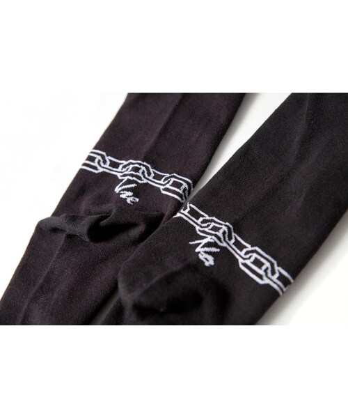 Slightly Numb（スライトリーナム）の「NU CHAIN SOCKS-S（アクセサリー・Black・Free）」の2枚目の写真