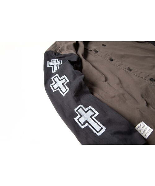 Slightly Numb（スライトリーナム）の「PALMER SHIRT（トップス・Black・00/01/02/03）」の2枚目の写真