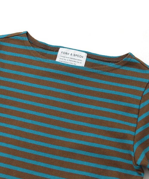 URBAN RESEARCH DOORS（アーバンリサーチドアーズ）の「FORK&SPOON配色橫紋洋裝（ワンピース/ドレス・レディース・棉原灰雙色/藏青棉原雙色/藏青紅雙色/棕藍雙色・one）」の15枚目の写真