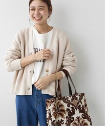 JOURNAL STANDARD relume（ジャーナルスタンダード　レリューム）の「《追加予約》製品染めワイドクロップドカーディガン◆（トップス）」
