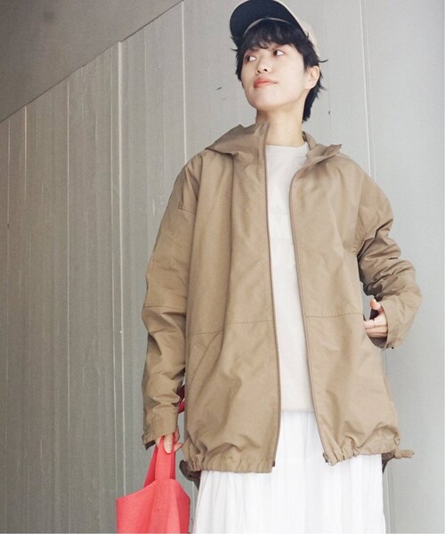 試着のみ　ジャーナルスタンダードluxe メモリータフタフードブルゾン JOURNAL STANDARD LUXE（ジャーナルスタンダード ラックス）の