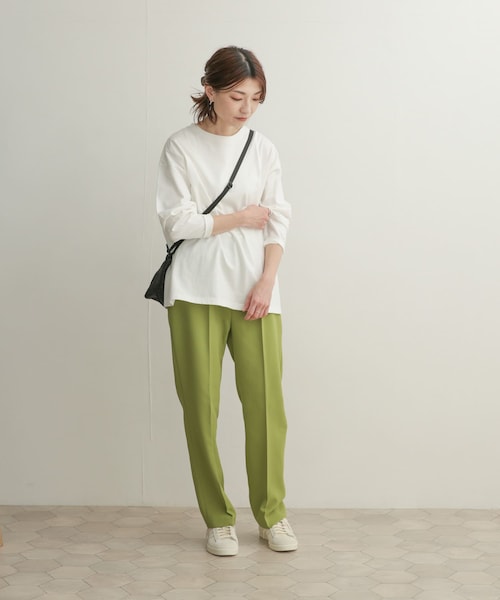 URBAN RESEARCH DOORS(アーバンリサーチドアーズ)の「コットンワイド長袖カットソー(その他・レディース・MINT/OFF/CREAM/PURPLE・1)」の17枚目の写真