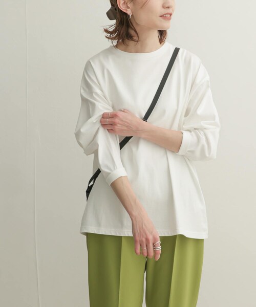 URBAN RESEARCH DOORS(アーバンリサーチドアーズ)の「コットンワイド長袖カットソー(その他・レディース・MINT/OFF/CREAM/PURPLE・1)」の6枚目の写真
