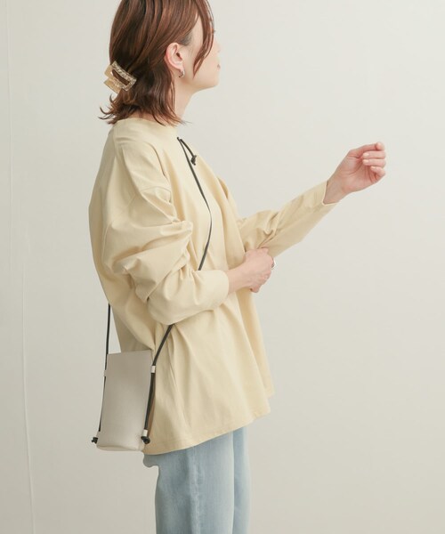 URBAN RESEARCH DOORS(アーバンリサーチドアーズ)の「コットンワイド長袖カットソー(その他・レディース・MINT/OFF/CREAM/PURPLE・1)」の22枚目の写真