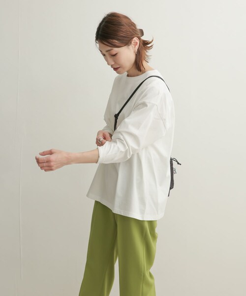 URBAN RESEARCH DOORS(アーバンリサーチドアーズ)の「コットンワイド長袖カットソー(その他・レディース・MINT/OFF/CREAM/PURPLE・1)」の12枚目の写真