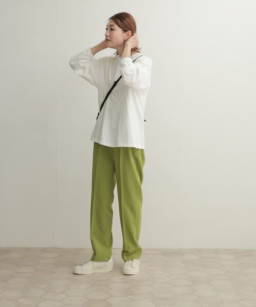 URBAN RESEARCH DOORS(アーバンリサーチドアーズ)の「コットンワイド長袖カットソー(その他・レディース・MINT/OFF/CREAM/PURPLE・1)」の18枚目の写真
