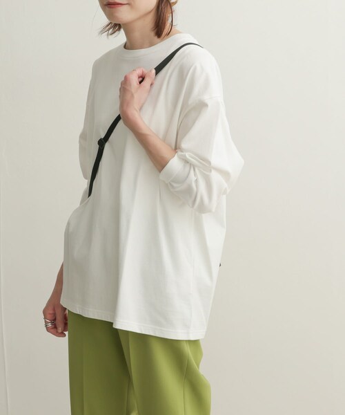 URBAN RESEARCH DOORS(アーバンリサーチドアーズ)の「コットンワイド長袖カットソー(その他・レディース・MINT/OFF/CREAM/PURPLE・1)」の7枚目の写真