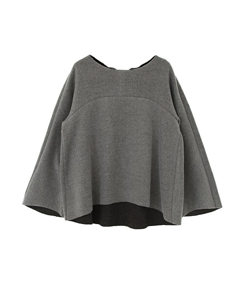 KBF(ケイビーエフ)の「超寬鬆套衫(トップス・レディース・黃色/藏青色/淺灰色・one)」の2枚目の写真