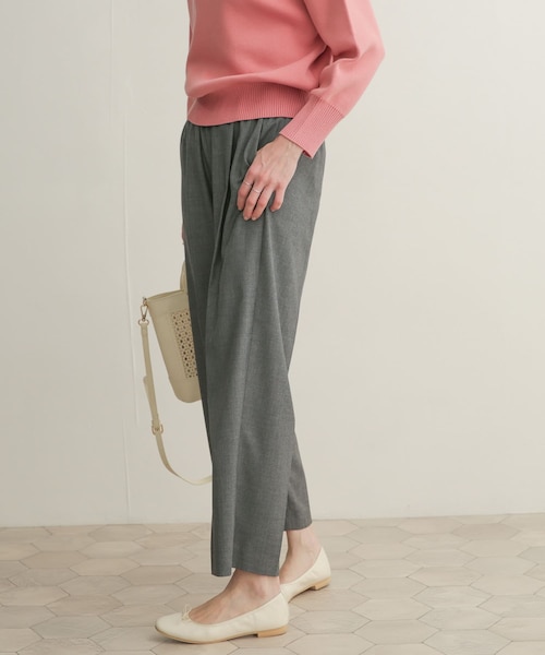 URBAN RESEARCH DOORS（アーバンリサーチドアーズ）の「クリアツイルストレートパンツ（その他・レディース・BLACK/GRAY・0/1）」の8枚目の写真