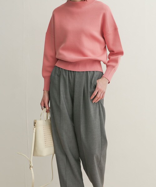 URBAN RESEARCH DOORS（アーバンリサーチドアーズ）の「クリアツイルストレートパンツ（その他・レディース・BLACK/GRAY・0/1）」の7枚目の写真