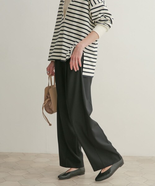 URBAN RESEARCH DOORS（アーバンリサーチドアーズ）の「クリアツイルストレートパンツ（その他・レディース・BLACK/GRAY・0/1）」の19枚目の写真