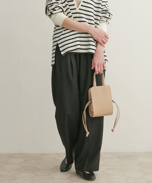 URBAN RESEARCH DOORS（アーバンリサーチドアーズ）の「クリアツイルストレートパンツ（その他・レディース・BLACK/GRAY・0/1）」の16枚目の写真