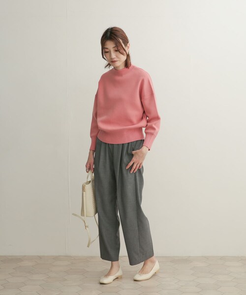 URBAN RESEARCH DOORS（アーバンリサーチドアーズ）の「クリアツイルストレートパンツ（その他・レディース・BLACK/GRAY・0/1）」の12枚目の写真