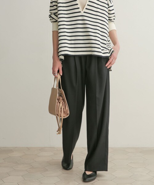 URBAN RESEARCH DOORS（アーバンリサーチドアーズ）の「クリアツイルストレートパンツ（その他・レディース・BLACK/GRAY・0/1）」の15枚目の写真