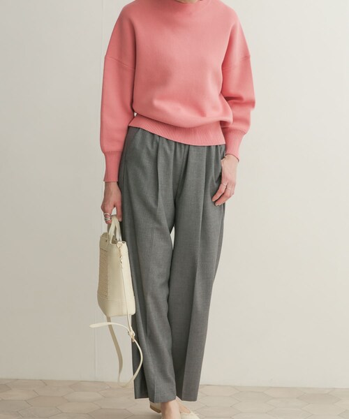 URBAN RESEARCH DOORS（アーバンリサーチドアーズ）の「クリアツイルストレートパンツ（その他・レディース・BLACK/GRAY・0/1）」の3枚目の写真