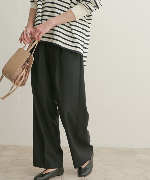 URBAN RESEARCH DOORS（アーバンリサーチドアーズ）の「クリアツイルストレートパンツ（その他・レディース・BLACK/GRAY・0/1）」の18枚目の写真