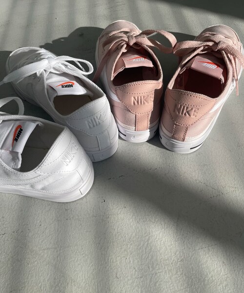 NIKE（ナイキ）の「NIKE コートレガシーキャンバス（その他・レディース・ホワイト/ピンクオックスフォ・23.5/24/24.5）」の6枚目の写真