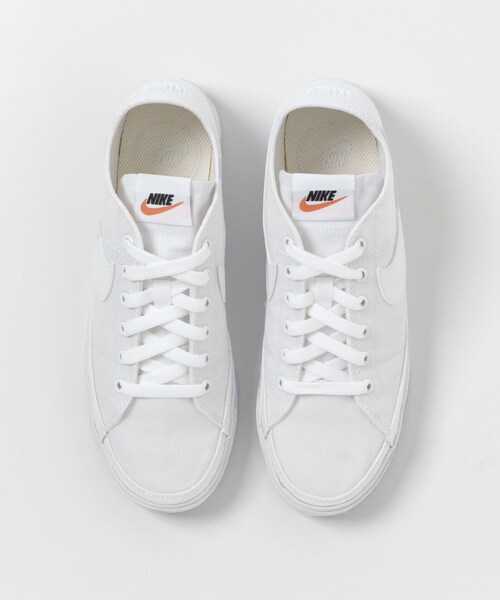 NIKE（ナイキ）の「NIKE コートレガシーキャンバス（その他・レディース・ホワイト/ピンクオックスフォ・23.5/24/24.5）」の9枚目の写真