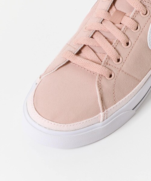 NIKE（ナイキ）の「NIKE コートレガシーキャンバス（その他・レディース・ホワイト/ピンクオックスフォ・23.5/24/24.5）」の12枚目の写真