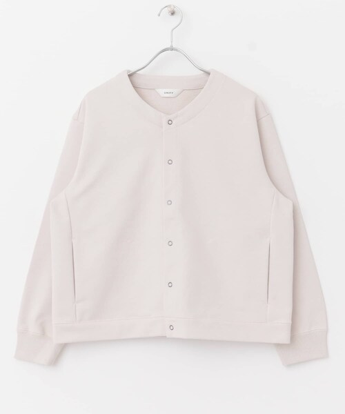 unify(ユニファイ)の「UNIFY SNAPカーディガン(その他・レディース・PINK BEIGE/H.GREY・FREE)」の1枚目の写真