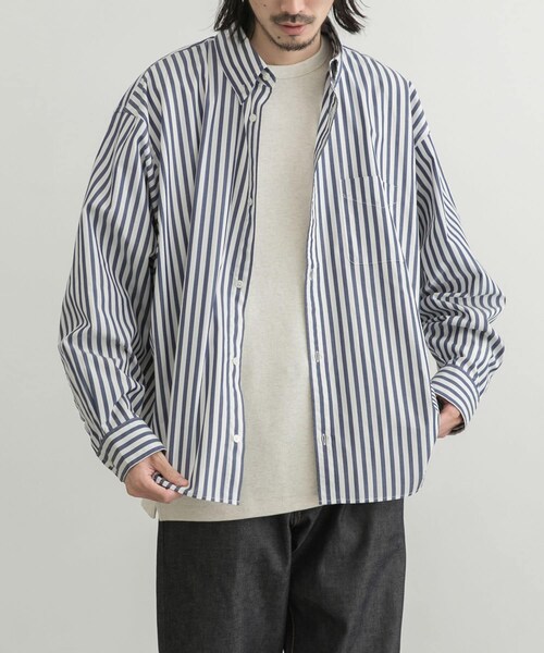 URBAN RESEARCH iD オーバーサイズボタンダウンシャツ
