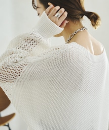 DouDou | メッシュプルオーバー(ニット/セーター)