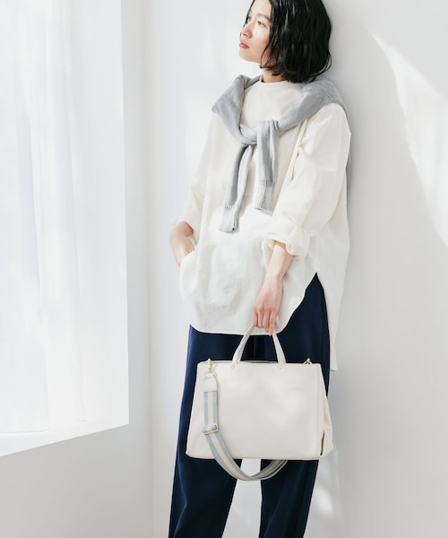 russet（ラシット）の「《異素材あり》ショッパートートバッグ【ソフト