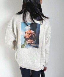 CIAOPANIC TYPY（チャオパニックティピー）の「【KIDS】バックフォトプリントスウェット（Tシャツ/カットソー・キッズ）」