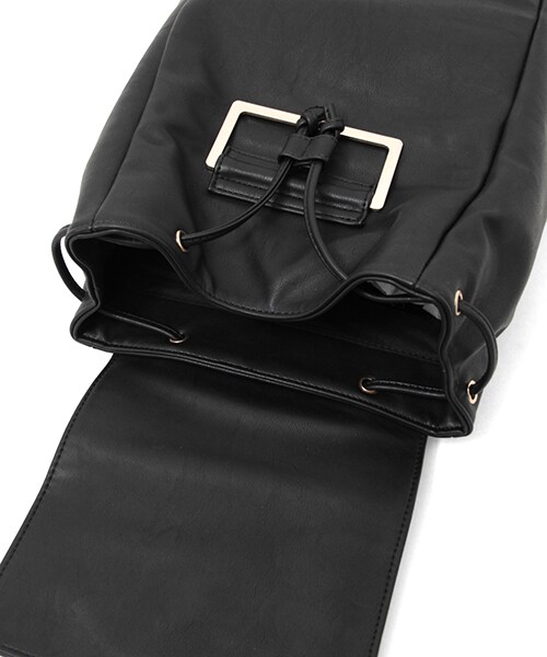 KBF（ケイビーエフ）の「金屬框造型背包（バッグ・レディース・藏青色/黑色・one）」の9枚目の写真