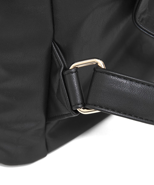 KBF（ケイビーエフ）の「金屬框造型背包（バッグ・レディース・藏青色/黑色・one）」の6枚目の写真