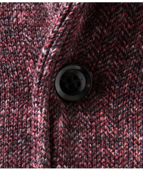 JUNMEN（ジュンメン）の「フリースヘリンボンジャケット（ジャケット・メンズ・チャコール/ネイビー/レッド・S/M/L）」の13枚目の写真