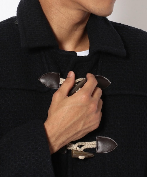 g-stage（ジーステージ）の「g-stage/ジーステージ/フーデッドニットダッフルコート（ジャケット/アウター・メンズ・NAVY・46/48/50）」の6枚目の写真