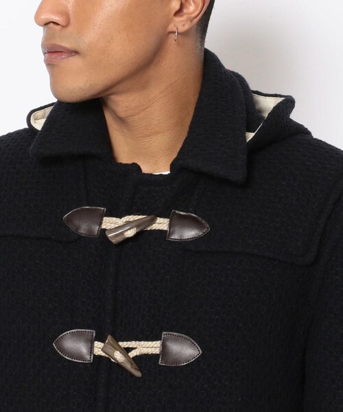 g-stage（ジーステージ）の「g-stage/ジーステージ/フーデッドニットダッフルコート（ジャケット/アウター・メンズ・NAVY・46/48/50）」の5枚目の写真