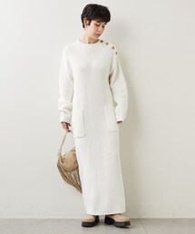 Whim Gazette（ウィムガゼット）の「リラックスニットワンピース（ワンピース）」